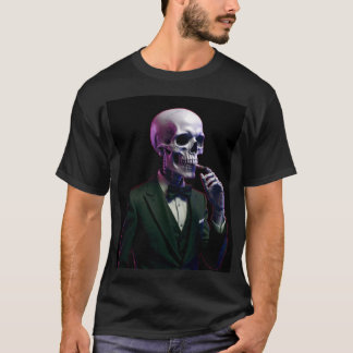 Schedelveldgrafiek t-shirt