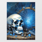 Schedelvenster vastklampen raamsticker (Vel)