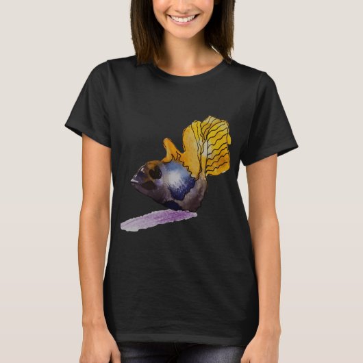 Schedelvis T-shirt (Voorkant)
