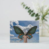 Schedelvlinder Briefkaart (Staand voorkant)