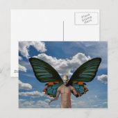 Schedelvlinder Briefkaart (Voorkant / Achterkant)