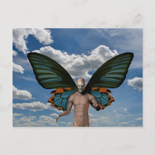 Schedelvlinder Briefkaart (Voorkant)