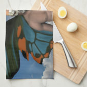 Schedelvlinder Theedoek (Quarter Fold)