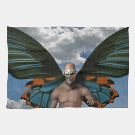 Schedelvlinder Theedoek (Horizontaal)