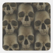 Schedelwand Vierkante Sticker (Voorkant)