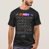 Schedule Nascar Cup 2022 Essential T-Shirt (Voorkant)