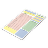 Schedule To Do Planner Checklist Organising Notes Notitieblok (Schuin)