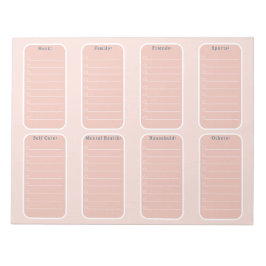 Schedule To Do Planner Checklist Organising Notes Notitieblok