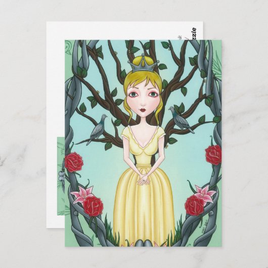 'Scheef- en vierkantje' Briefkaart (Voorkant / Achterkant)