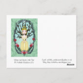 'Scheef- en vierkantje' Briefkaart (Achterkant)