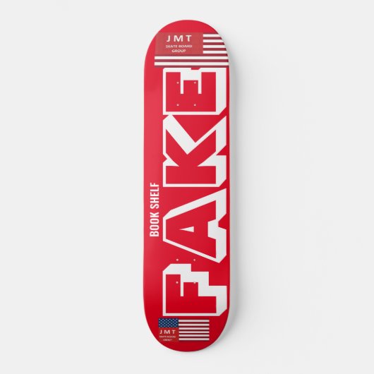 SCHEEF FAKE Skateboard BOEKEN (Voorkant)