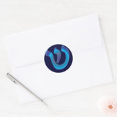 Scheenbeen Ronde Sticker (Envelop)