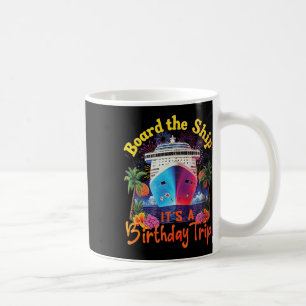 Scheep gaan Het is een verjaardagsreis Verjaardag Koffiemok