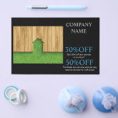 Scheepafdichtingen voor de bouw van tapijten flyer (Enkel)