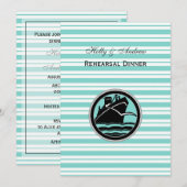 Scheeps Lt Blu Wht Stripe #2 V Rehearsal Din Kaart (Voorkant / Achterkant)
