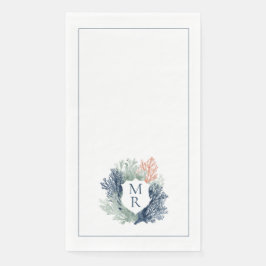 Scheepsalphabet Ocean Strand Jacht Marine Servet