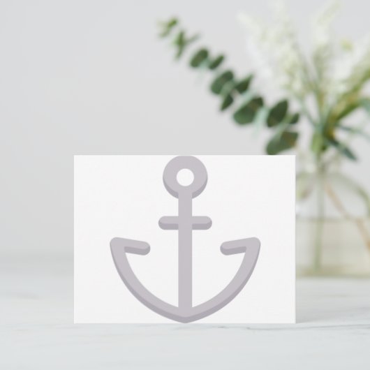 Scheepsanker Briefkaart (Staand voorkant)