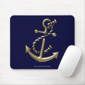 Scheepsanker Nautical Marine-Thmed Gift Muismat (Met muis)