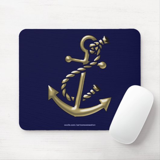 Scheepsanker Nautical Marine-Thmed Gift Muismat (Met muis)