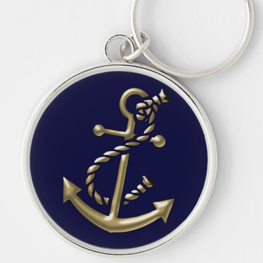 Scheepsanker Nautical Marine-Thmed Gift Sleutelhanger (Voorkant)