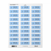 Scheepsanker op blauw etiket (Full Sheet)