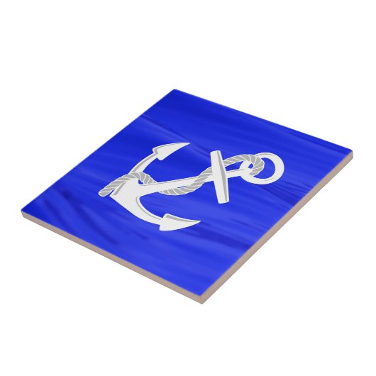 Scheepsanker Tegeltje (Zijkant)