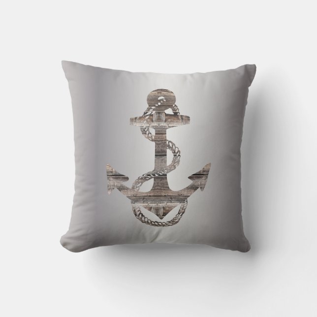 scheepsanker + TOUW | Worp Kussen (Voorkant)