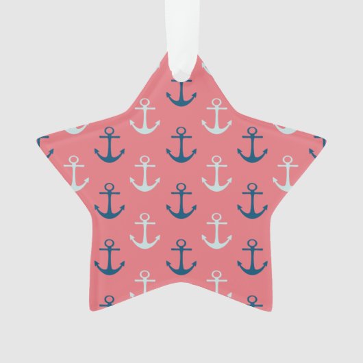 Scheepsankers op Roos Ornament (voorkant)