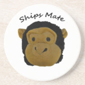 Scheepsattest Zandsteen Onderzetter (Voorkant)