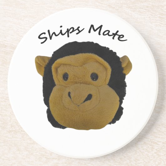 Scheepsattest Zandsteen Onderzetter (Voorkant)