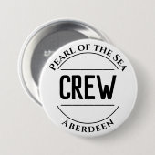 Scheepsbemanningsleden Button-badge Ronde Button 7,6 Cm (Voorkant /achterkant)