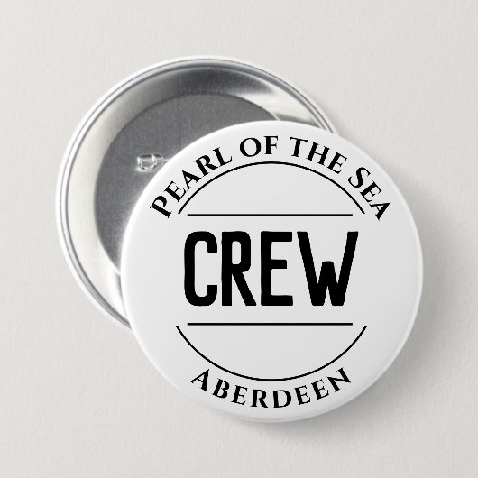Scheepsbemanningsleden Button-badge Ronde Button 7,6 Cm (Voorkant /achterkant)