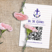 Scheepsbloemen Strepen Huwelijksdetails