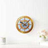 Scheepsboot jacht helm wandklok (Huis)