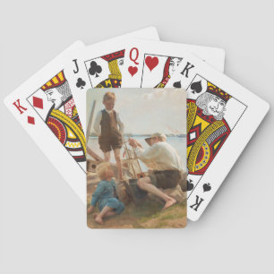 Scheepsbouwers (door Albert Edelfelt) Pokerkaarten