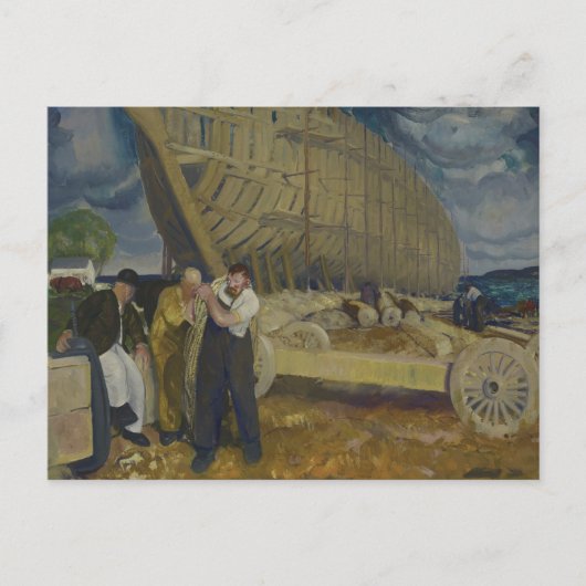 Scheepsbouwers - The Rope - George Bellows Briefkaart (Voorkant)