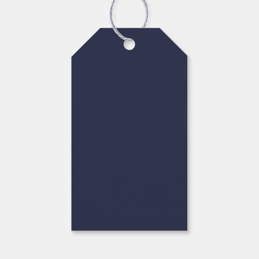 Scheepsbruiloft Bedankt Cadeaulabel (Achterkant)
