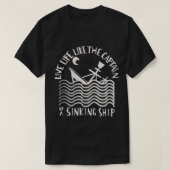 Scheepschip Tri-blend T-Shirt (Design voorkant)