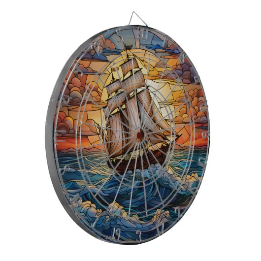 scheepsdartbord dartbord (Voorkant Links)