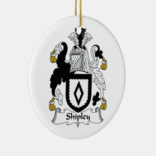 Scheepsfamiliekust Keramisch Ornament (Rechts)