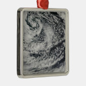 Scheepsgolfvormige golfwolken 2 metalen ornament (Rechts)