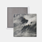 Scheepsgolfvormige golfwolken en wolkenvorken magneet (Voorkant / Achterkant)
