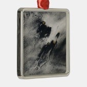 Scheepsgolfvormige golfwolken en wolkenvorken metalen ornament (Rechts)