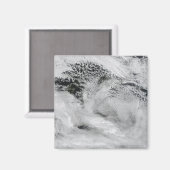 Scheepsgolfvormige golfwolken magneet (Voorkant / Achterkant)