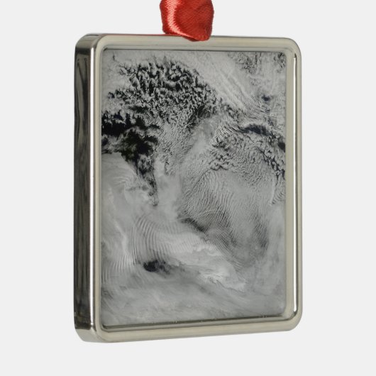 Scheepsgolfvormige golfwolken metalen ornament (Rechts)