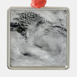 Scheepsgolfvormige golfwolken metalen ornament