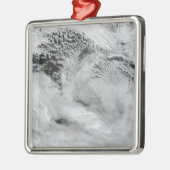 Scheepsgolfvormige golfwolken metalen ornament (Links)