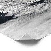 Scheepsgolfvormige golfwolken poster (Hoek)