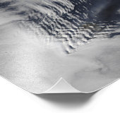 Scheepsgolfvormige wolken in de Zuid-Indische Oce Foto Afdruk (Hoek)