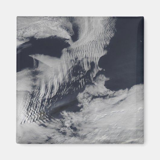 Scheepsgolfvormige wolken in de Zuid-Indische Oce Magneet (Voorkant)